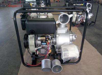 Chine Portable pompe à eau à moteur diesel de 4 pouces avec le système électrique de début et de début de main à vendre
