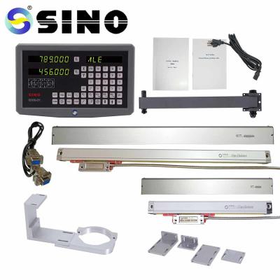 China Two Axes Manual DRO For Lathe Machine 1 Micron Linear Scales for sale