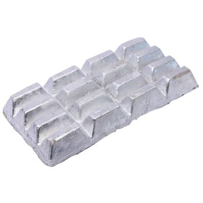 China Op maat gemaakte vorm metalen elementen kubussen aluminium 3 beryllium 5 ingot aluminium master legering Te koop