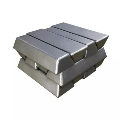 China Precio de fábrica Alta pureza 99,99% Ingot de zinc en trozos Materia prima Metal Ingot de zinc Zn a la venta en venta