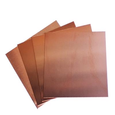 China 99.99% Pure Copper Sheet C1100 C12000 C10100 C12000 Copper Plate Price Per Kg for sale