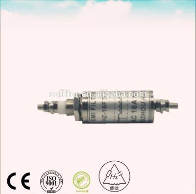 China 250VAC 16A 25A Capacitor Emi Feedthrough Filter Anti Interference Filter for sale