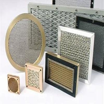 China Los paneles de acero inoxidables de la ventilación del panal de 12.5M M EMI Honeycomb Vents Air Filter en venta
