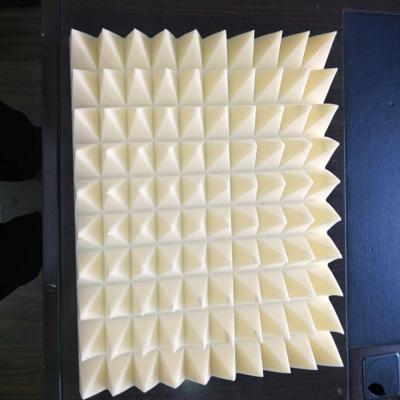 China Polyurethane Magnetic RF Pyramid Absorber Foam Sheet Composite Electromagnetic Noise for sale