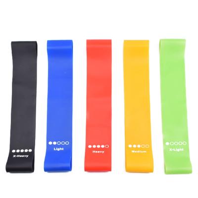 China Exercise Unites Different Levels 5 Packs Bands Stretch Workout Bands Resistance Loop Exercise Unites Set With Exercise Carry Bag Guide for sale