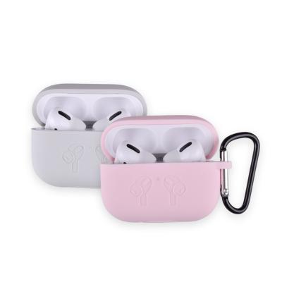 China For Earphone Silicone Shockproof Cover Device For AirPods Pro Silicone Earbuds Case Wireless Apple Airpod pro 2019 Protective Skin for sale