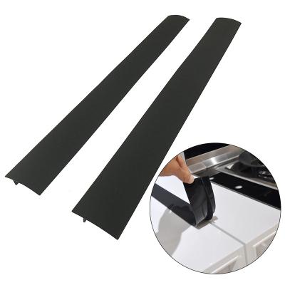 China Viable Heat Resistant Oven Gap Filler Seals Gaps Cover Silicone Stove Gas Cooktop Meter Gap Covers for sale