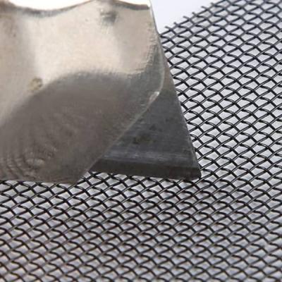 China Rust Resistance Stainless Steel Bug Screen Ss Mosquito Mesh 18X14Mesh Black Color for sale