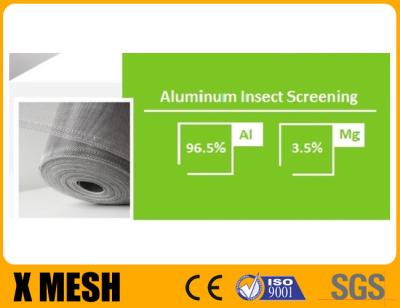 China rede de mosquito de alumínio padrão de alumínio da malha ASTM de 14x14 16x16 Flywire à venda