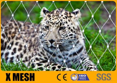 Cina Prova di corrosione di Mesh For Zoo della corda di SS304 Diamond Stainless Steel Webnet Ferrule in vendita