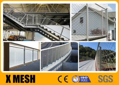 China 3.2mm Stainless Steel Rope Mesh Animal Enclosure Mesh Rust Resistance for sale