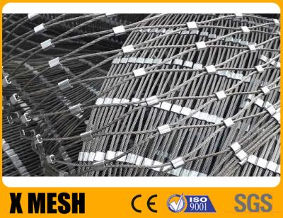 中国 4.0mmの建築金網Ssは斜面の保護のためのロープの網をワイヤーで縛る 販売のため