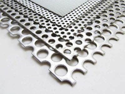 China Decorative Hexagonal Hole Perforated Metal Mesh Rolled Edge for sale