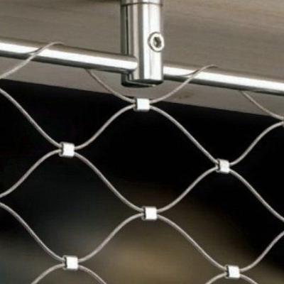 China 7 X 19 Stainless Steel Rope Mesh Architectural Protective Flexible for sale