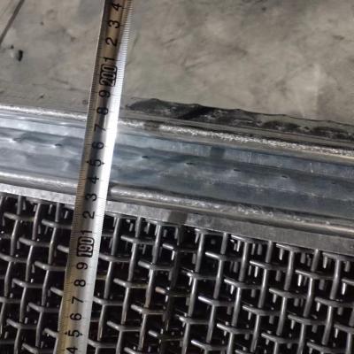 China Mijnbouw 2x2m Vibrating Screen Mesh Manganes staal en polyurethaan materiaal Te koop