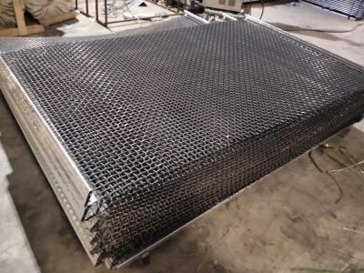 China Stretching Reusable Mine Sand Gravel Vibrating Steel Screen Mesh For Quarry for sale