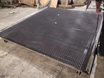 China High Carbonh Steel Vibrating Screen Mesh Woven Wire Quarry With Hook for sale