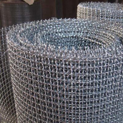 China Plain Woven 316L SS Stainless Steel Crimped Wire Mesh Stone Sand Sieving Vibrating for sale