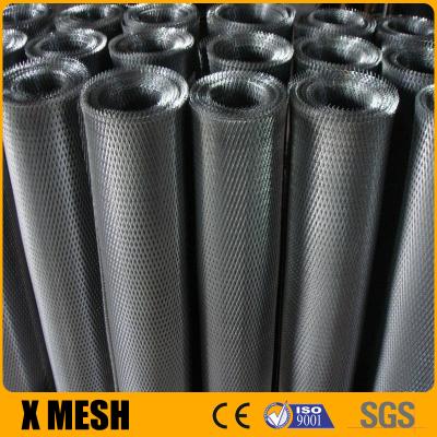 China Black Steel Standard Expanded Metal Mesh Grating for Walkway Flooring for sale