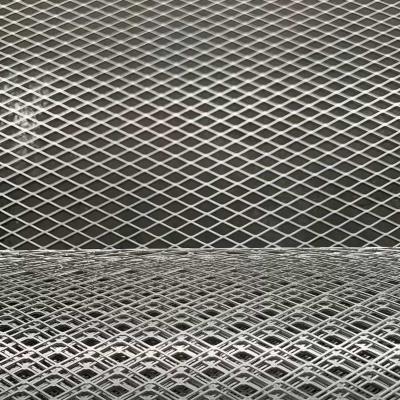 China Cathode Mesh 0.5mm 3X6mm Diamond Expanded Nickel Metal Flat Mesh for sale