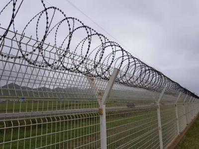 China BTO-12 Concertina Razor Wire Hot Dipped Galvanized PVC Coated for sale