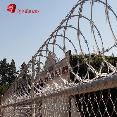 China Single Coil Mesh Intricate Concertina Coil CBT-65 For Security Fence for sale