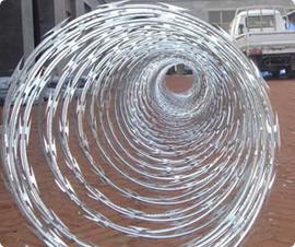 China Ss 430 Stainless Steel Razor Wire Cross Type Bto-22 Diameter 50cm for sale