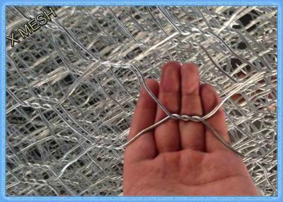 China Rejilla de acero tejido de 10 mm con revestimiento de PVC hexagonales en venta
