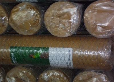 China Revestido o galvanizado en PVC, malla hexagonal de alambre de pollo para aves de corral en venta