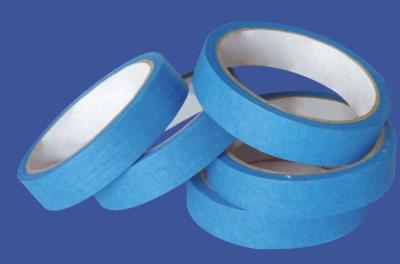 China High Performance Crepe Paper Blue Masking Tape For Humid Wall And Floor for sale