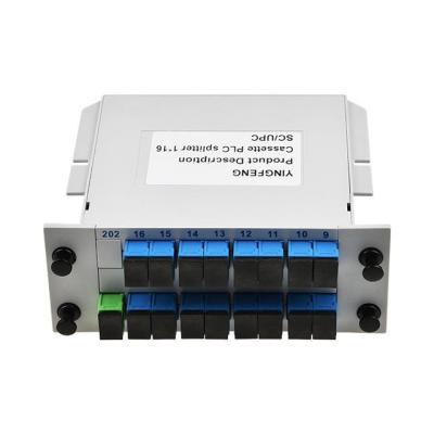 China 1×16 LGX PLC Splitter Single Mode Compact Structure for sale