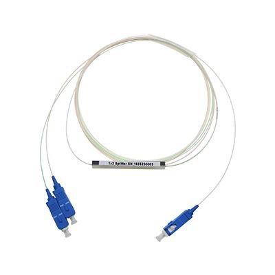 China Splitter de fibra óptica de módulo pequeño 1x2 PLC Splitter para redes de área local en venta