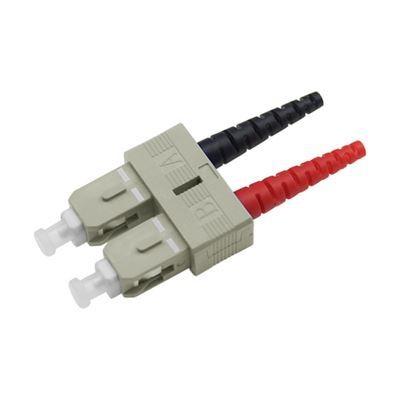China Duplex SC MM 2.0 3.0mm Connector Beige Color For Patch Cord for sale