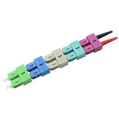 China Conector de fibra durable de SC a SC de tipo CATV, conforme con la norma IEC-61754 en venta