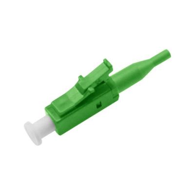 China LC APC Fiber Connector 0.9mm Simplex Single Mode Fiber Connectors With Green House for sale