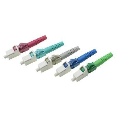 China LC/UPC Fiber Optic Connector SM 3.0mm SX LSZH Blue For FTTH FTTB FTTX Network for sale