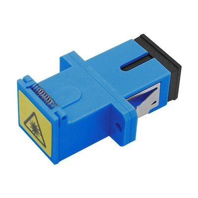 China SC Front Shutter Avoid Laser Adapter Coupler For Fiber Optic Networks And Cables for sale