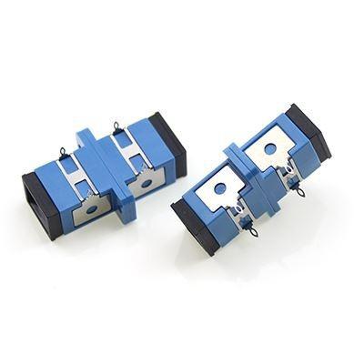 China Acoplador de fibra SC rectangular de modo único Fácil instalação Azul à venda