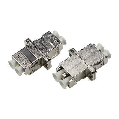 China Metal Duplex / Quad LC To LC Fiber Adapter Corrosion Resistant for sale