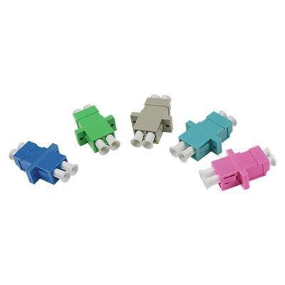 China Lightweight LC Adapter / LC LC Duplex Fiber Coupler SC Foot Type With Flanges for sale
