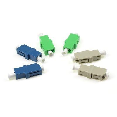 China Beige LC Fiber Connector Adapter Multi Mode For Telecommunications for sale