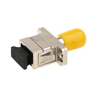 China Easy Connection Fiber Optic Converter Metal SC To ST Adapter For Different Connector Types for sale