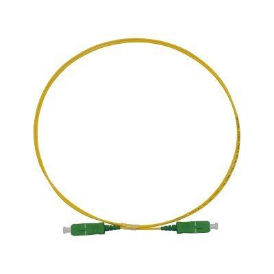 China SC APC Fiber Patch Cable Customized Optical Jumper Cord SX DX PVC LSZH for sale