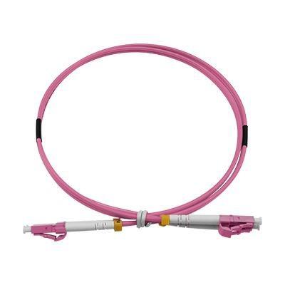 China Cable de parche de fibra óptica dúplex OM4 de fibra óptica multimodo en venta