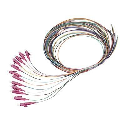 China Simplex OM4 Fiber LC Pigtail Single Mode Fiber Pigtail For Test Equipment for sale