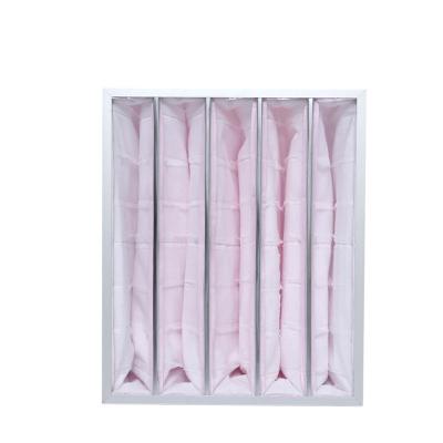 China Thin frame F8 2050m3/h Cleanroom Air Filter / Air Bag Filter for sale
