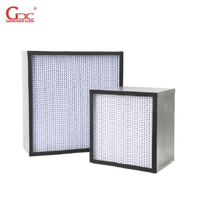 China H13 1750m3/h 16.97m2 Cleanroom Air Filter Without Partition for sale