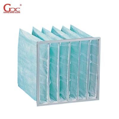 China F7 F8 1700m3/H Multi Pocket Bag Air Filter  High Temperature Resistance for sale