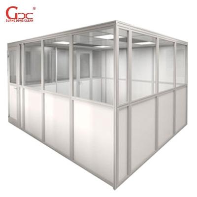 China GMP van het aluminiumprofiel Cleanroom, Klasse 8 van 0.45m/S ISO Schone Zaal Te koop
