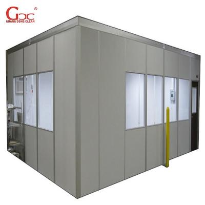 China 100m2 18pcs FFU Modular Prefab Cleanroom Systems for sale
